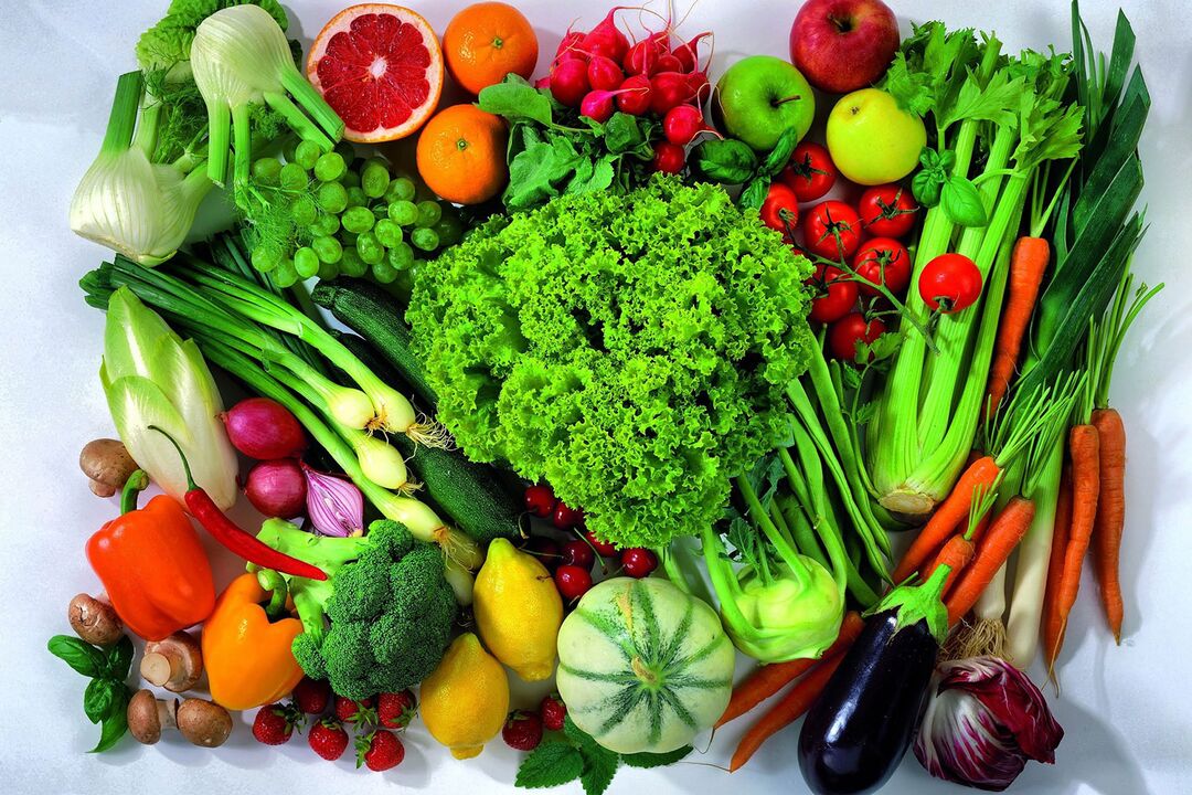 verduras y frutas para potenciar